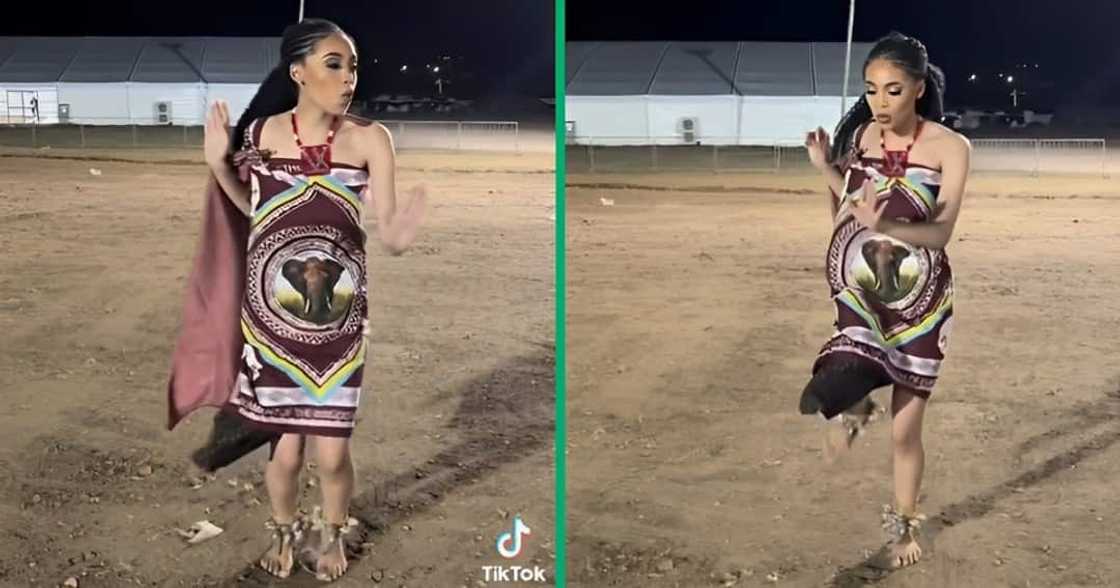 A woman's Swati dance moves dazzled Mzansi TikTok users A woman's Swati dance moves dazzled Mzansi TikTok users