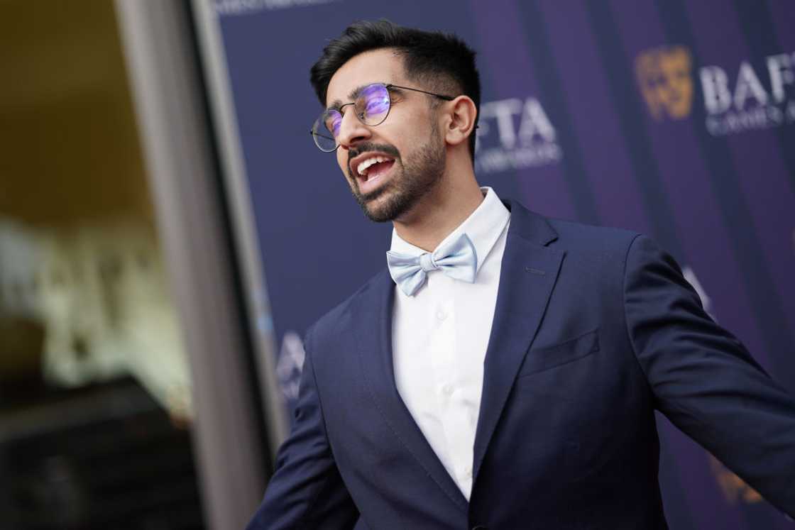Vikkstar123 speak during the 2023 BAFTA Games Awards
