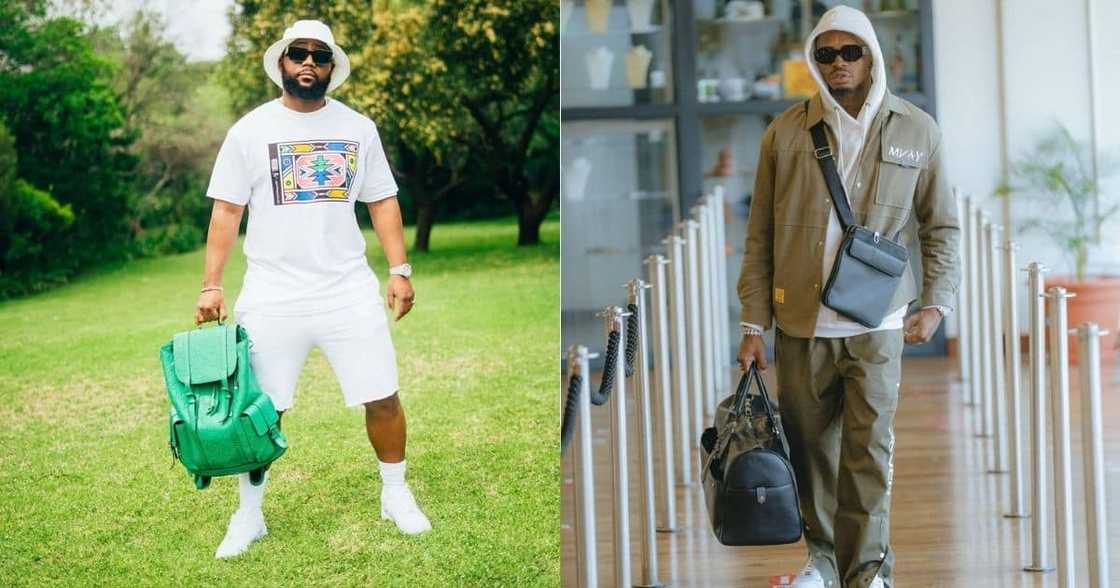 Cassper Nyovest & Tanzanian singer Diamond Platnumz spotted in studio Cassper Nyovest & Tanzanian singer Diamond Platnumz spotted in studio