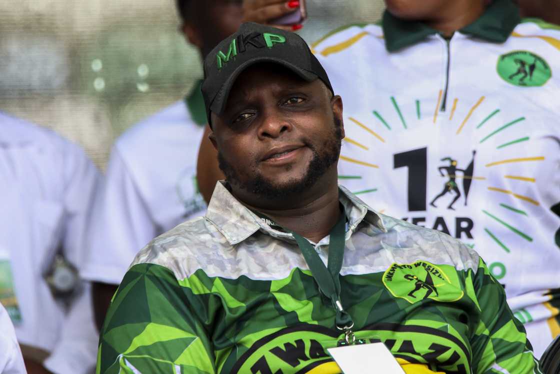 The MK Party's Secretary-General Floyd Shivambu has been blamed for the speech. The MK Party's Secretary-General Floyd Shivambu has been blamed for the speech.