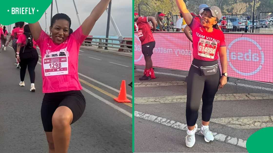 Elizabeth Moselakgomo's eight year-old daughter alerted the family after she did not return home from jogging Elizabeth Moselakgomo's eight year-old daughter alerted the family after she did not return home from jogging