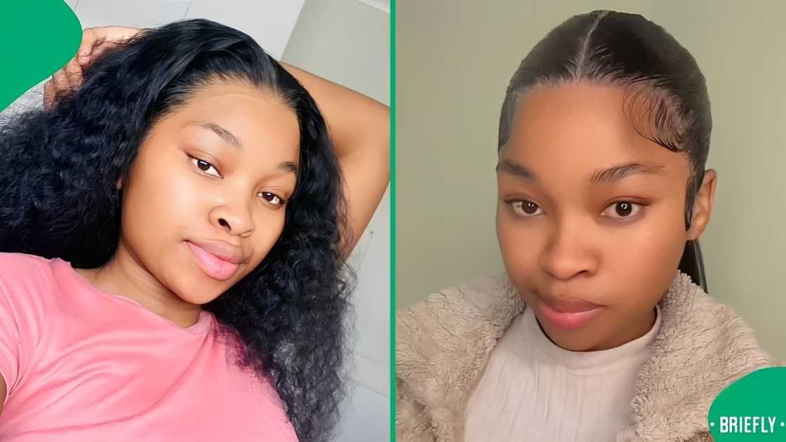 A woman showcased her botched eyebrows in a video making rounds online.