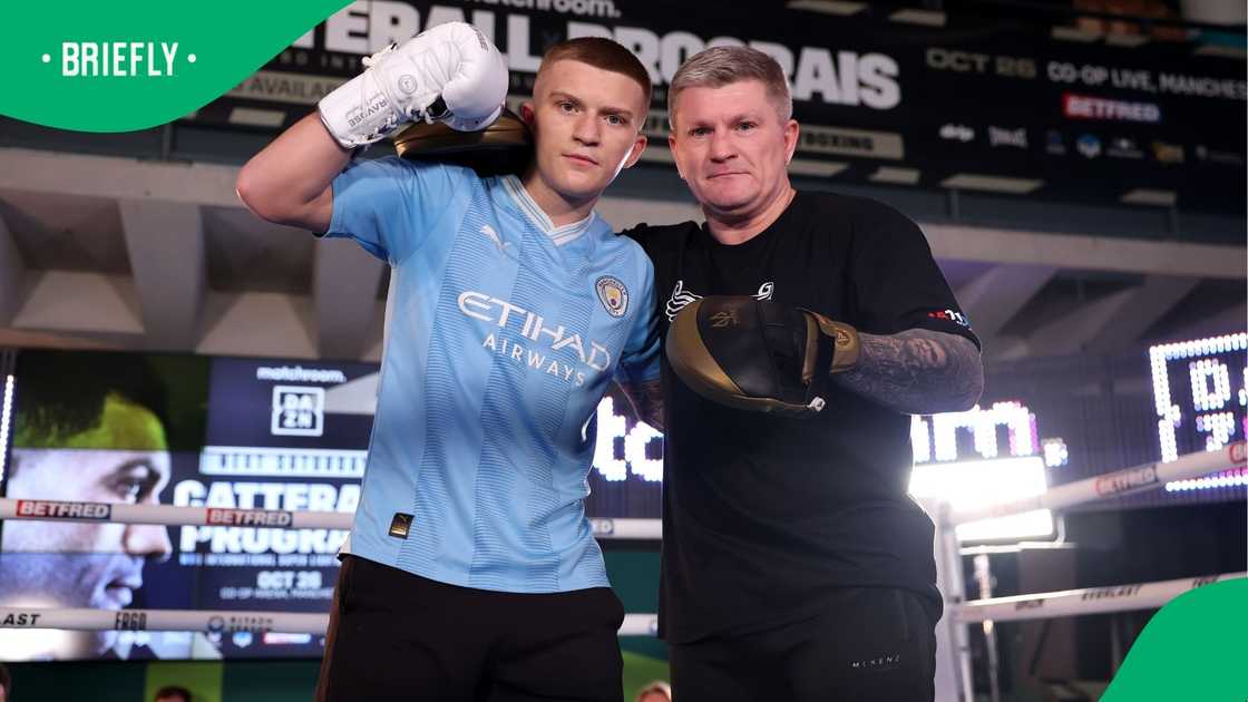 Campbell Hatton and Ricky Hatton. Campbell Hatton and Ricky Hatton.