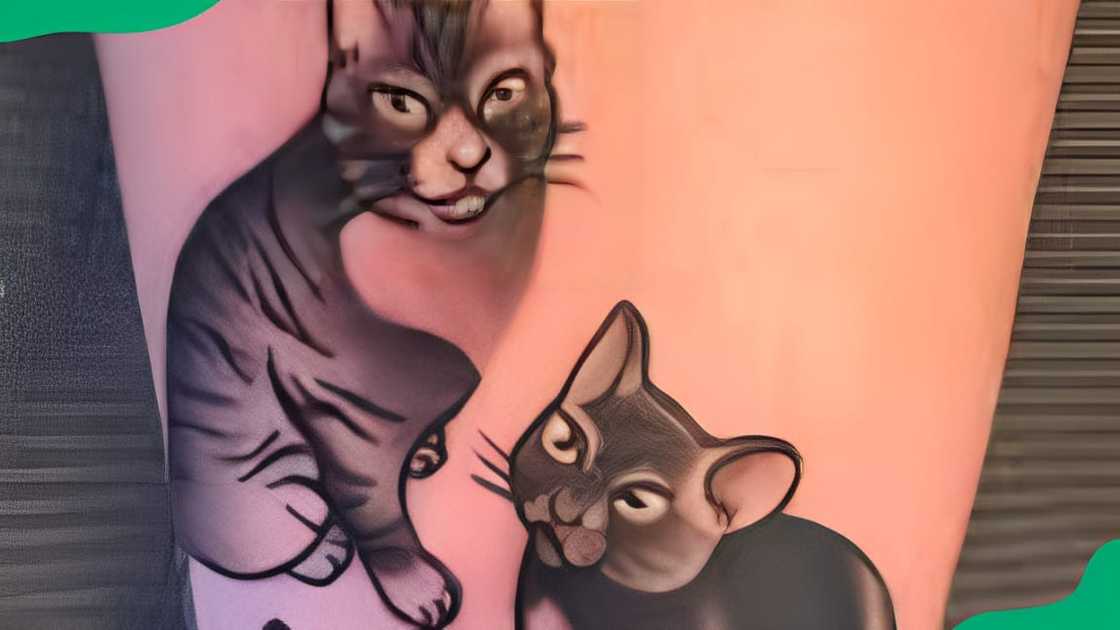 Best friends cat tattoo Best friends cat tattoo