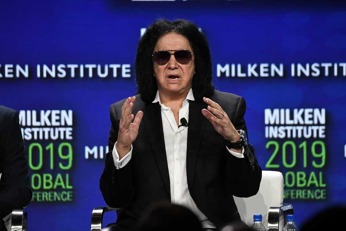 Gene Simmons at the annual Milken Institute Global Conference Gene Simmons at the annual Milken Institute Global Conference