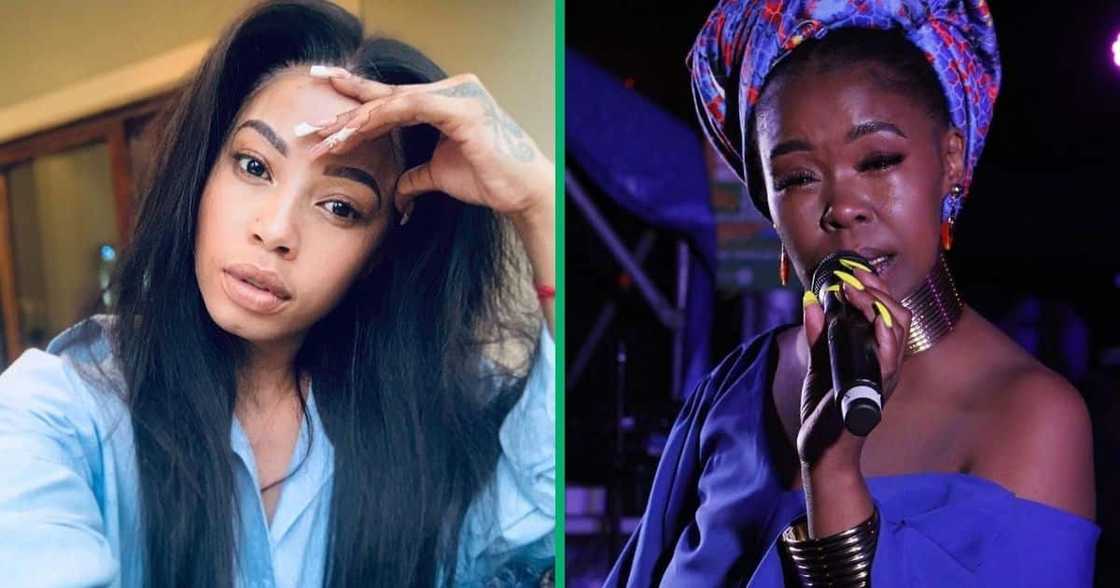 Kelly Khumalo and Zahara Kelly Khumalo and Zahara