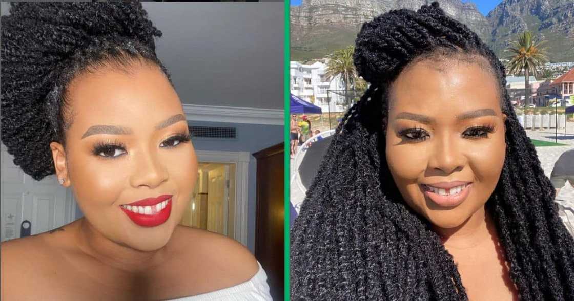 Anele Mdoda throws it back with a cute picture. Anele Mdoda throws it back with a cute picture.