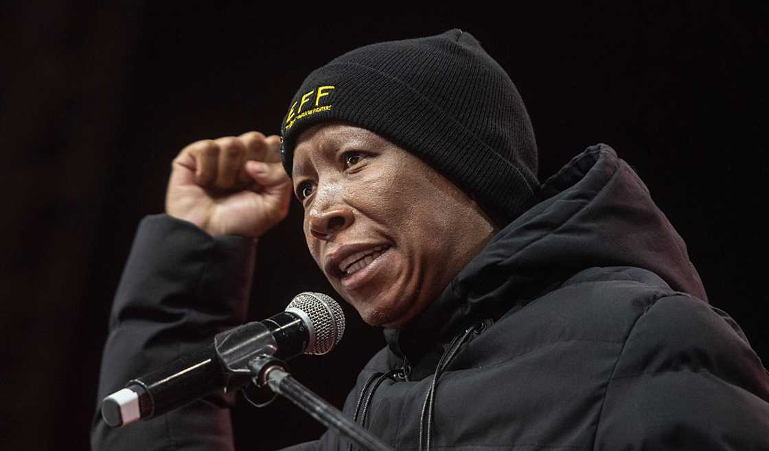Julius Malema responded to Gayton McKenzie's allegations that he was a bank robber