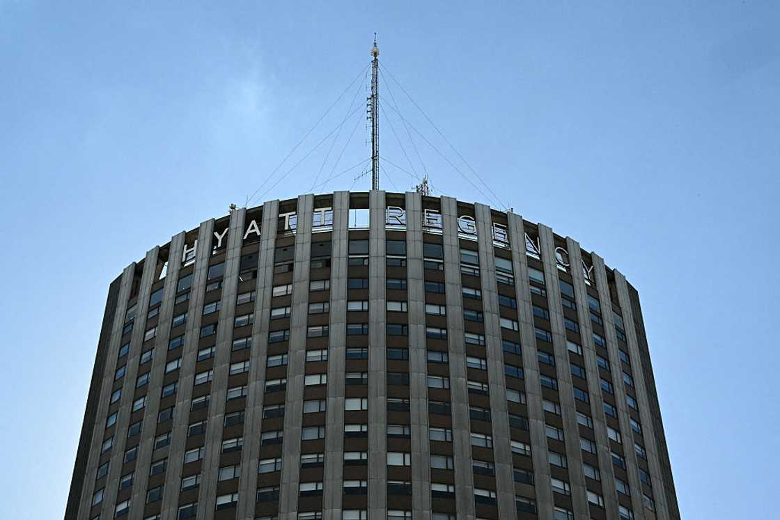 The Hyatt Hotel is where Nathi Mthethwa was found dead
