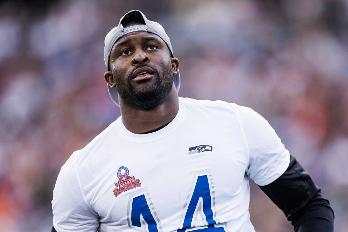 DK Metcalf at Camping World Stadium in Orlando, Florida