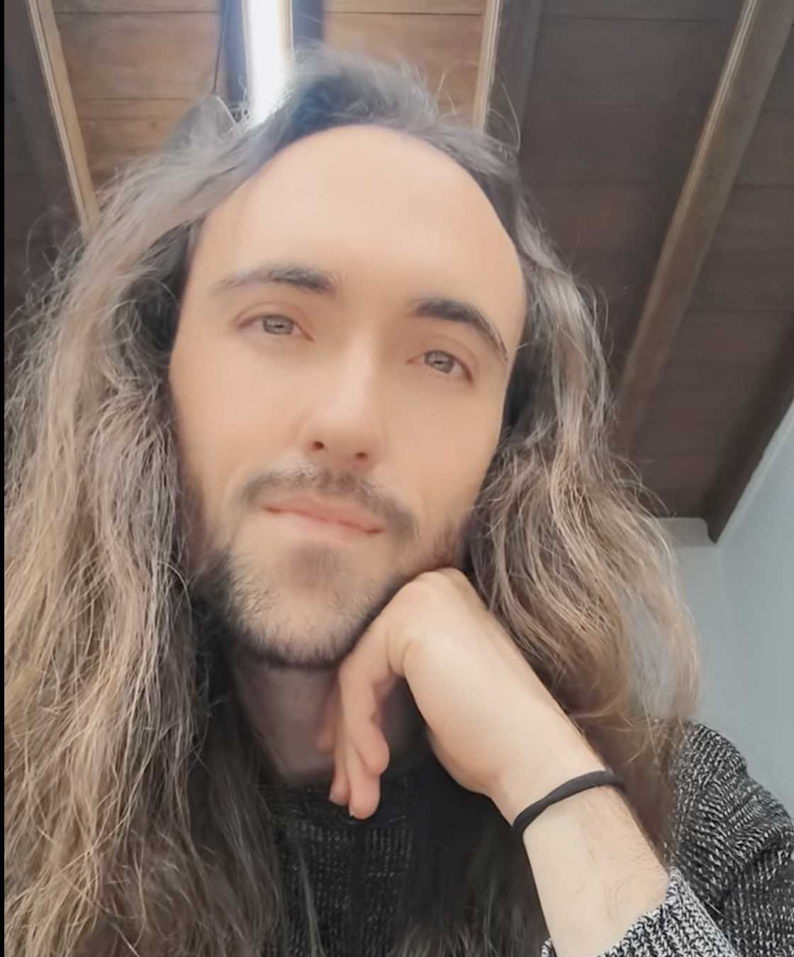A TikTok user Nicholas served a lethal face card A TikTok user Nicholas served a lethal face card