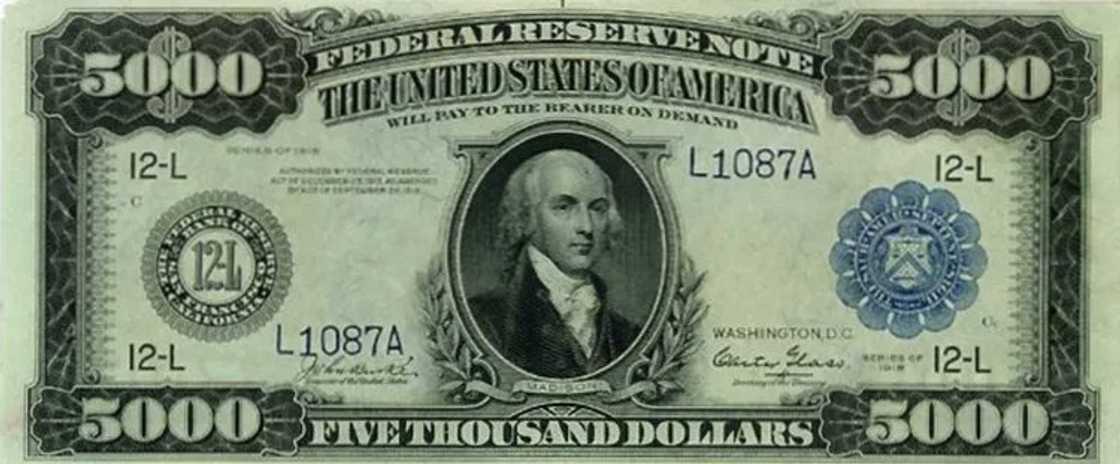 The $5,000 bill The $5,000 bill