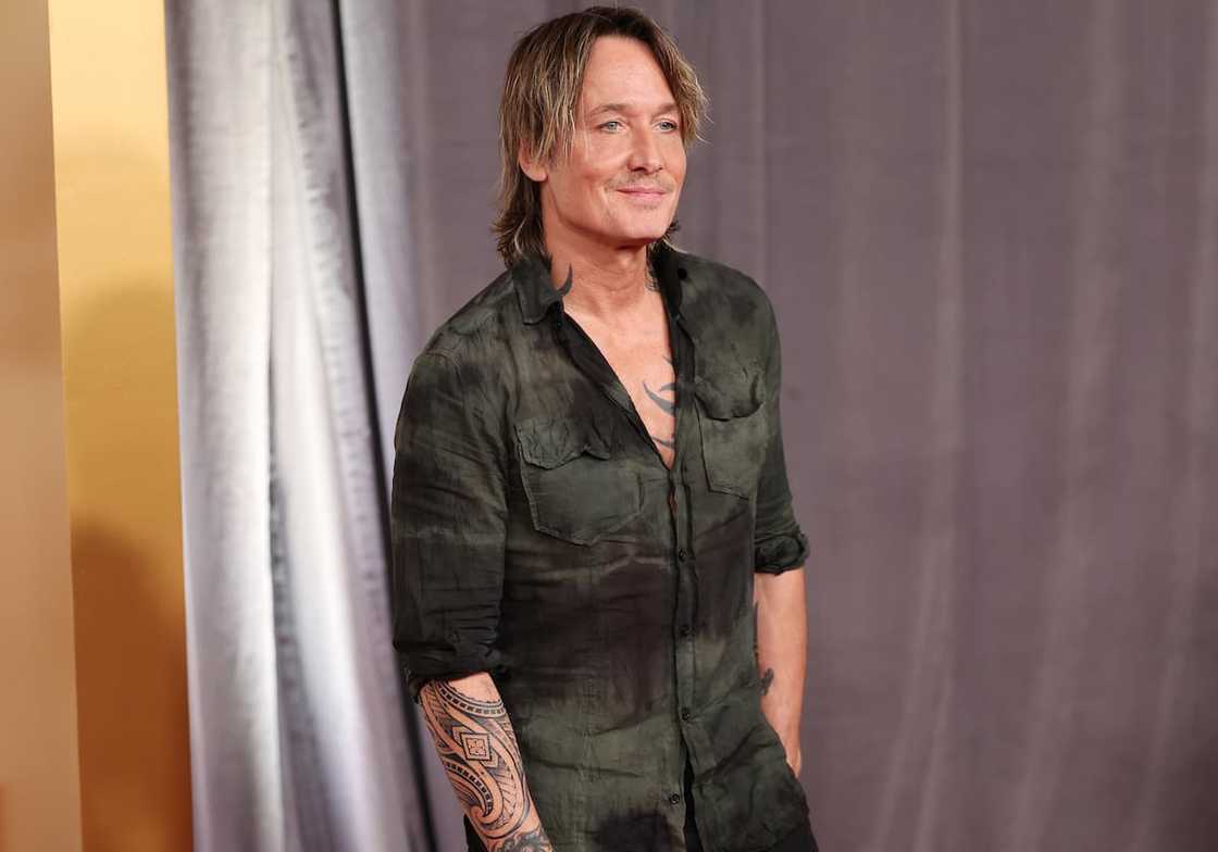 Australian singer Keith Urban at the CMA Awards