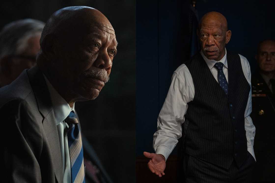 Morgan Freeman as Edwin Mullins Morgan Freeman as Edwin Mullins