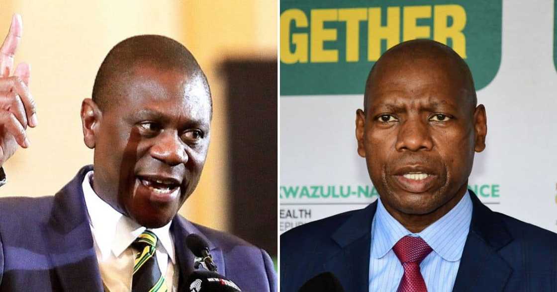 Treasurer General Paul Mashatile and Dr Zweli Mkhize Treasurer General Paul Mashatile and Dr Zweli Mkhize