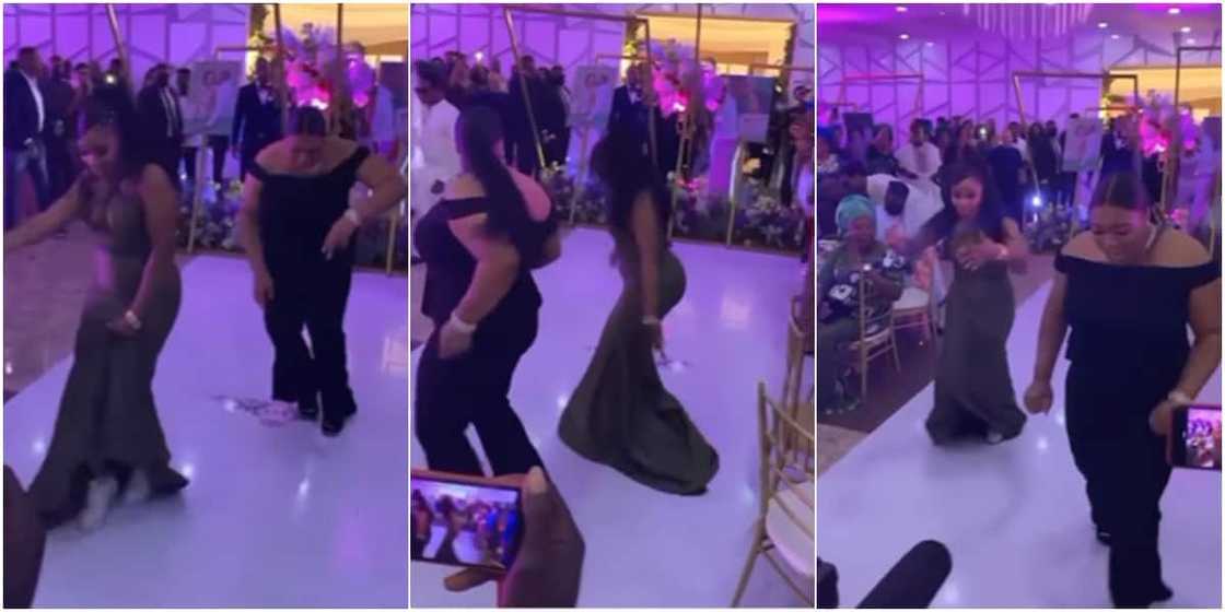 Guests were thrilled by two beautiful dancers Guests were thrilled by two beautiful dancers