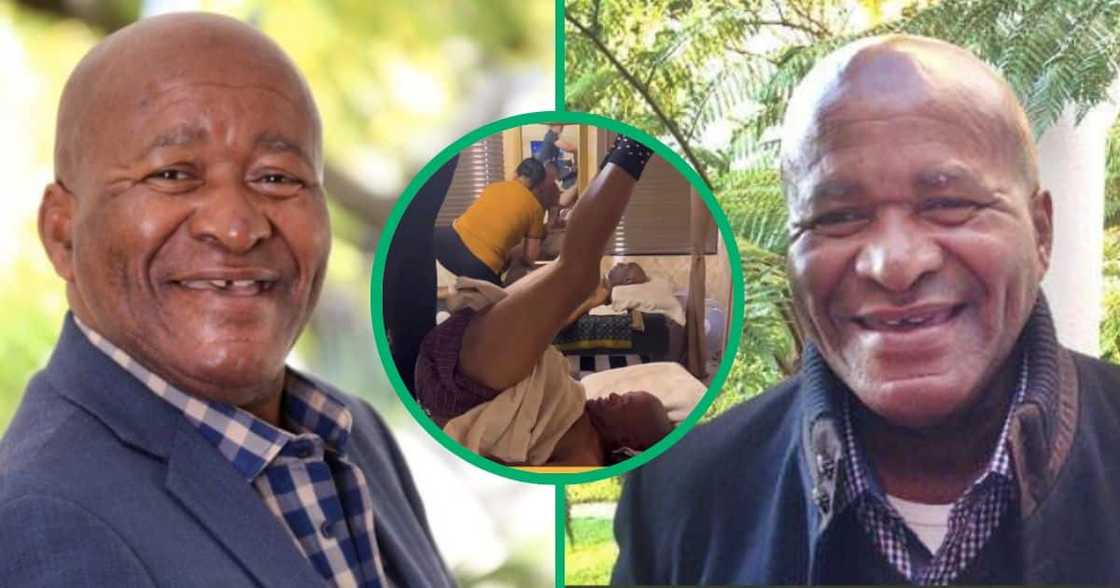 Vusi Thanda gets a Thai Massage Vusi Thanda gets a Thai Massage