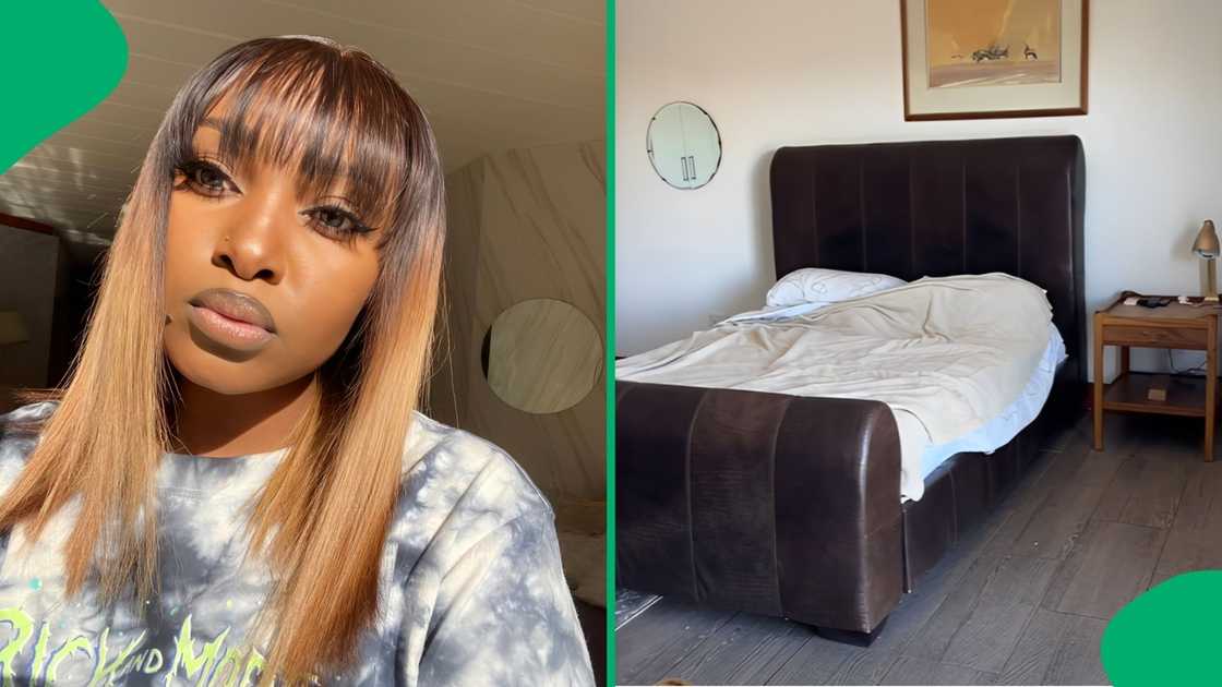 She added panels and wallpaper to turn the room bright