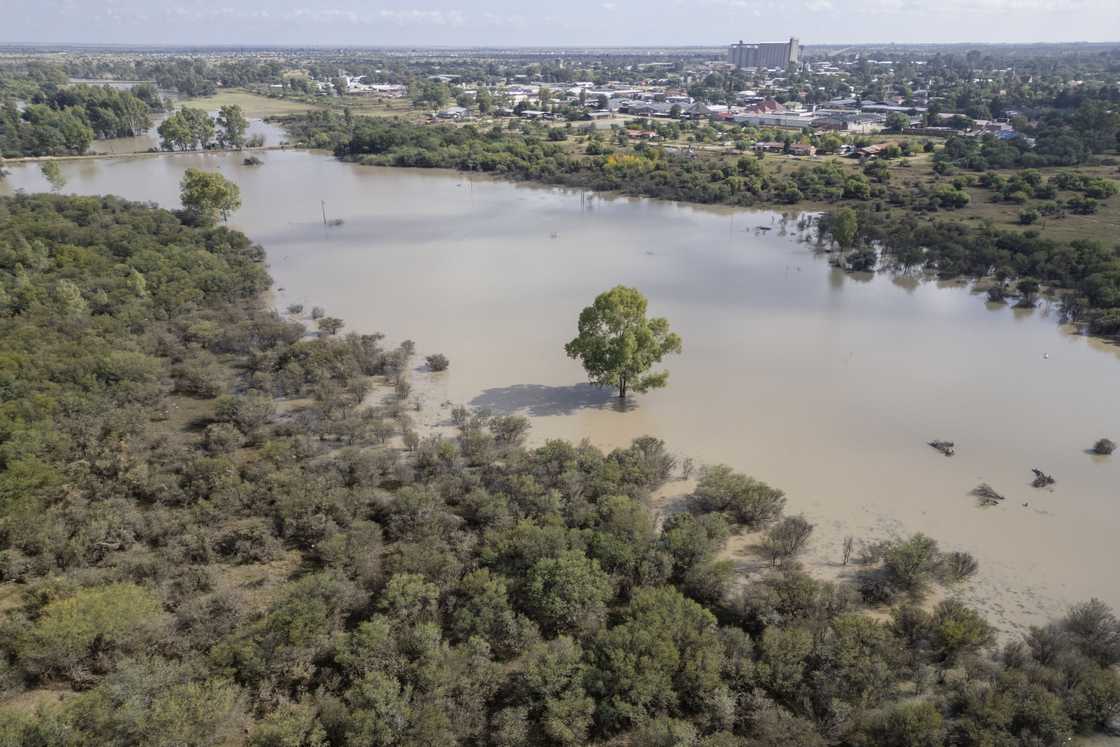 The recent rainfall caused flooding in parts of the country The recent rainfall caused flooding in parts of the country