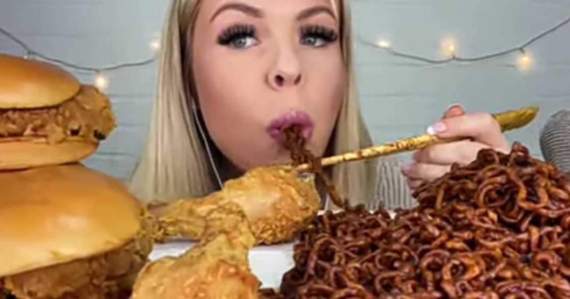 Naomi MacRae, eating, food, sounds, tingling sensation, ASMR, HunniBee, $1M