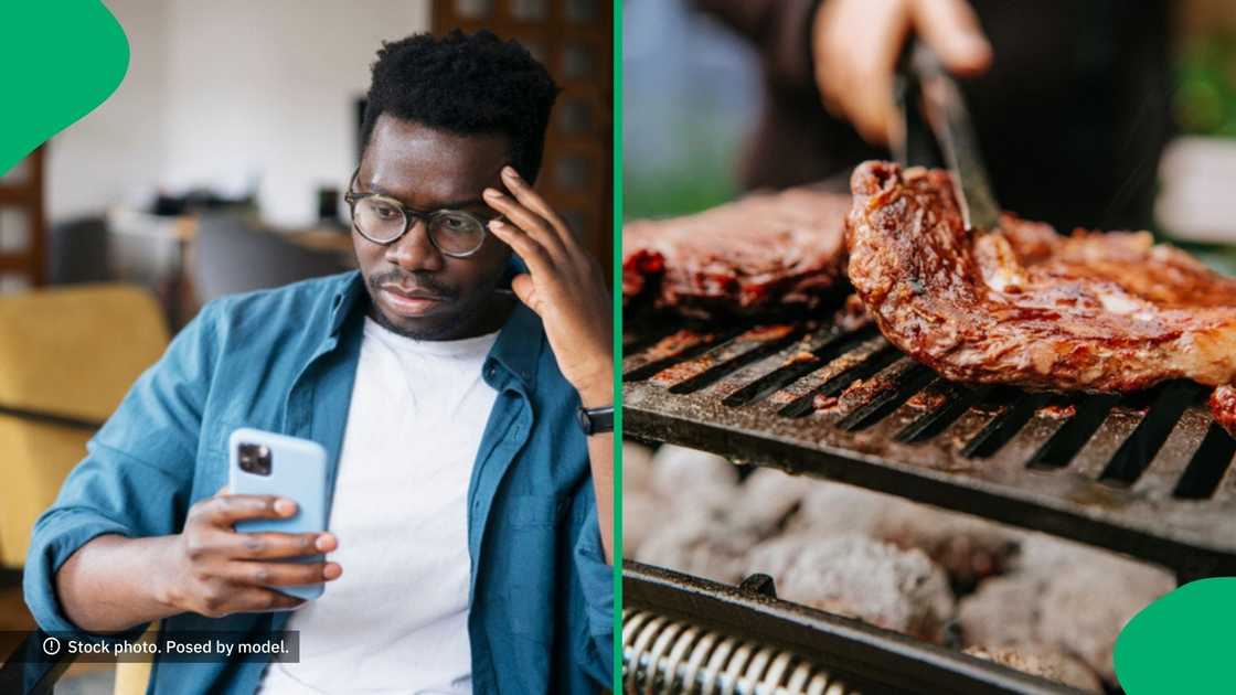 A woman showed off how her mom stores meat in a TikTok video. A woman showed off how her mom stores meat in a TikTok video.