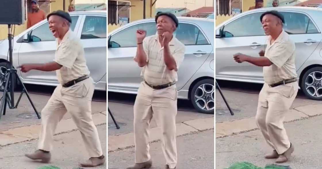 Old man dancing