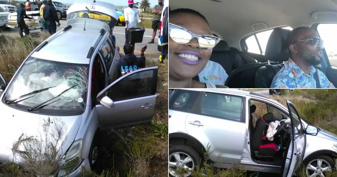 Wreckage, Embankment, KouKammma, Coastal belt, Eastern Cape, Car, Accident, Social media, Extensive damage, Social networking community Wreckage, Embankment, KouKammma, Coastal belt, Eastern Cape, Car, Accident, Social media, Extensive damage, Social networking community