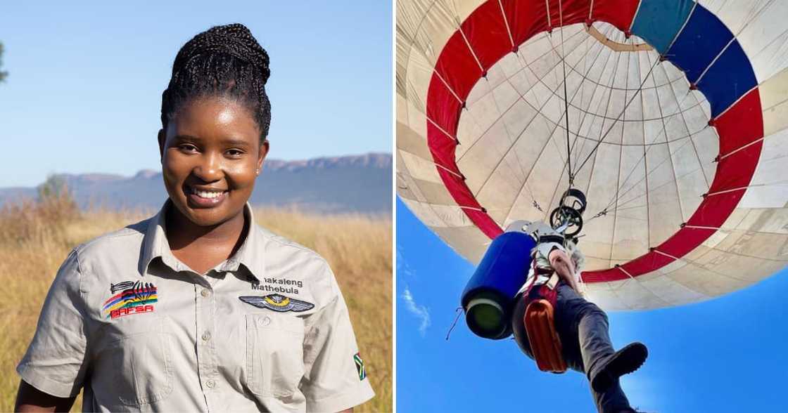 Semakaleng Mathebula, Mzansi’s first black female hot air balloon pilot