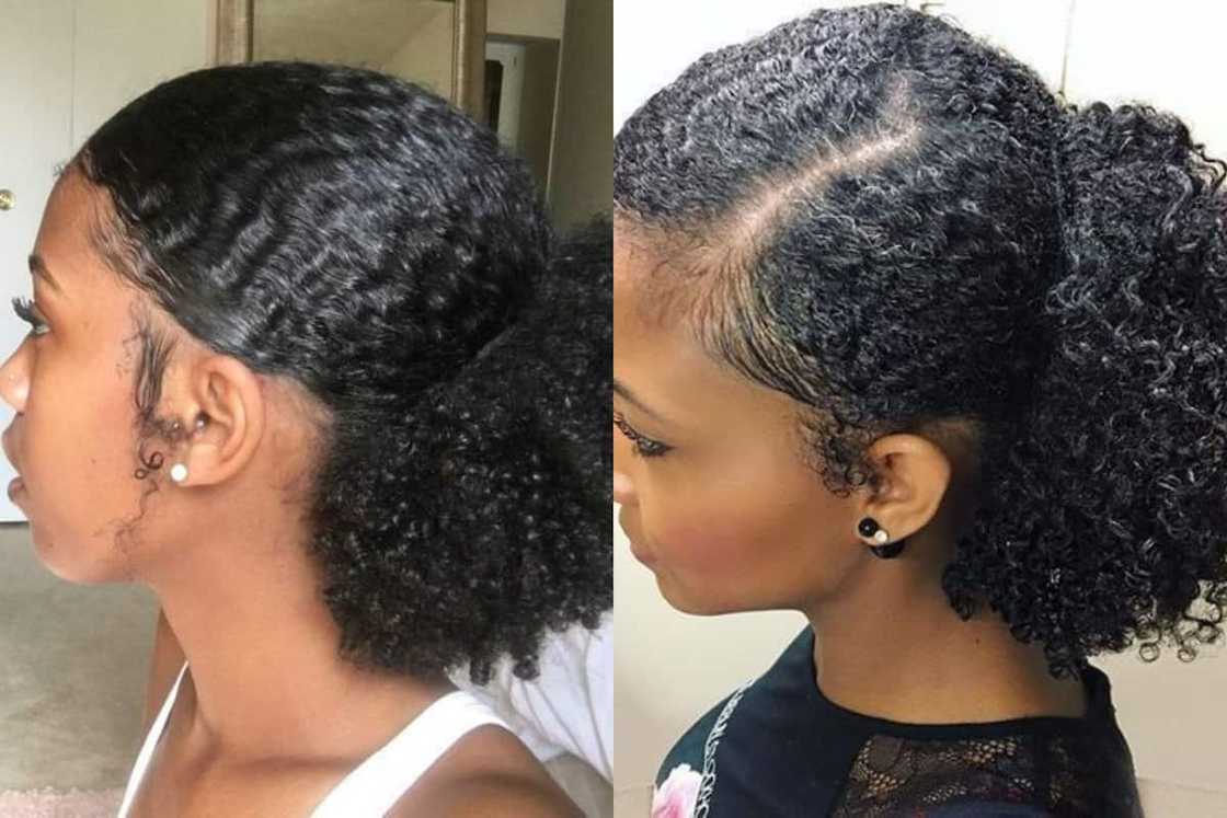 Gel up hairstyles with curly weave Gel up hairstyles with curly weave