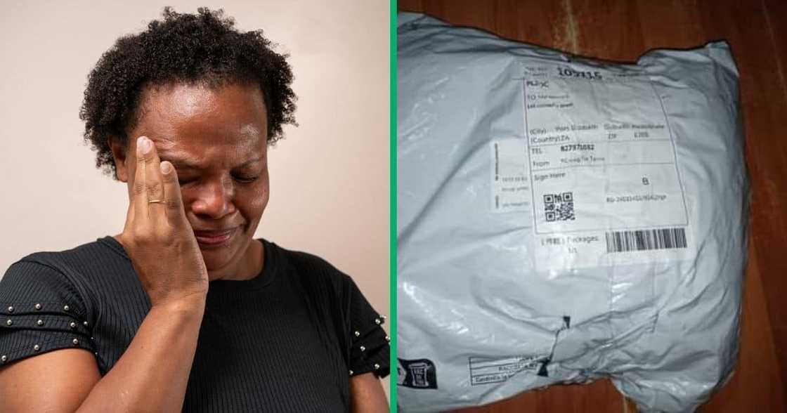 A woman complained about her Temu package on Twitter A woman complained about her Temu package on Twitter