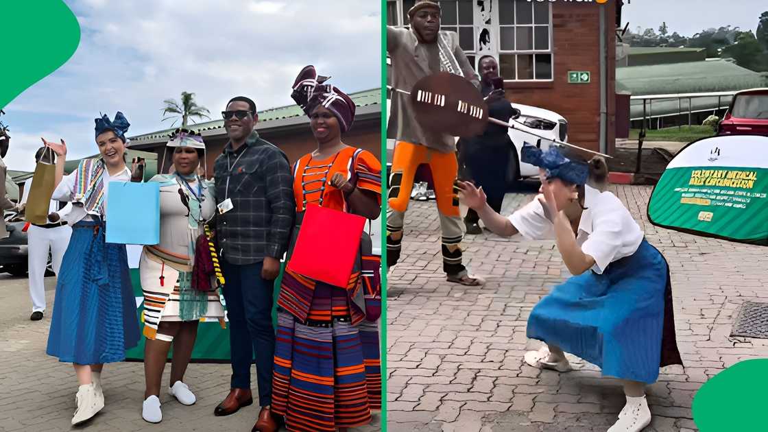 She brought high energy to her workplace Heritage Day event by showcasing traditional Zulu dance moves