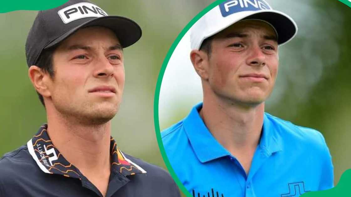 Viktor Hovland playing golf Viktor Hovland playing golf