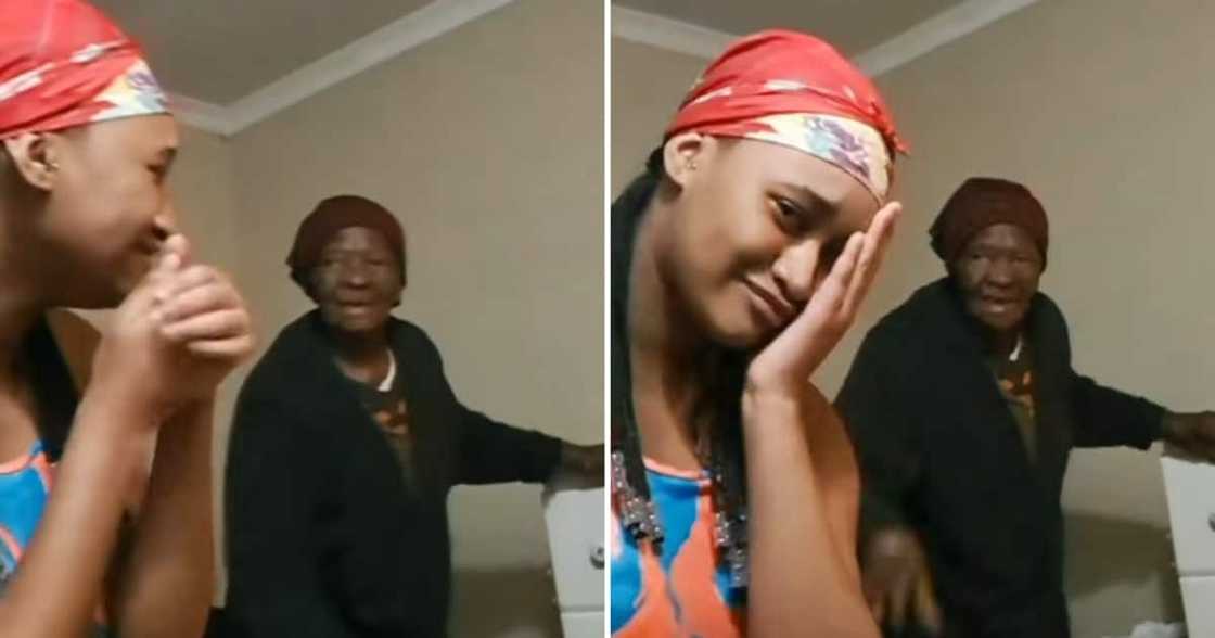 A gogo helped fight an imaginary ghost tormenting her grandchild in viral TikTok A gogo helped fight an imaginary ghost tormenting her grandchild in viral TikTok