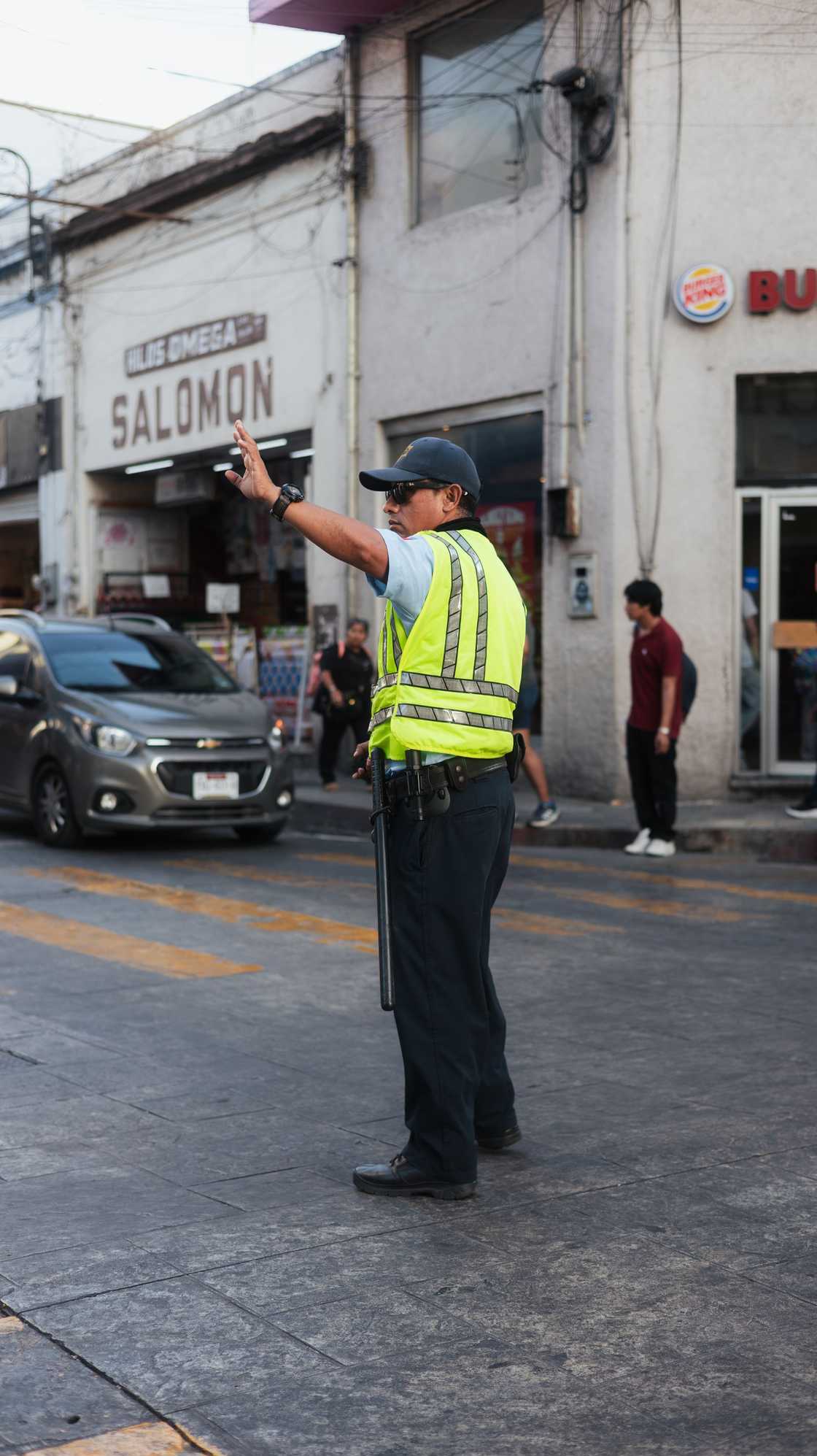 Traffic officers use force in clash