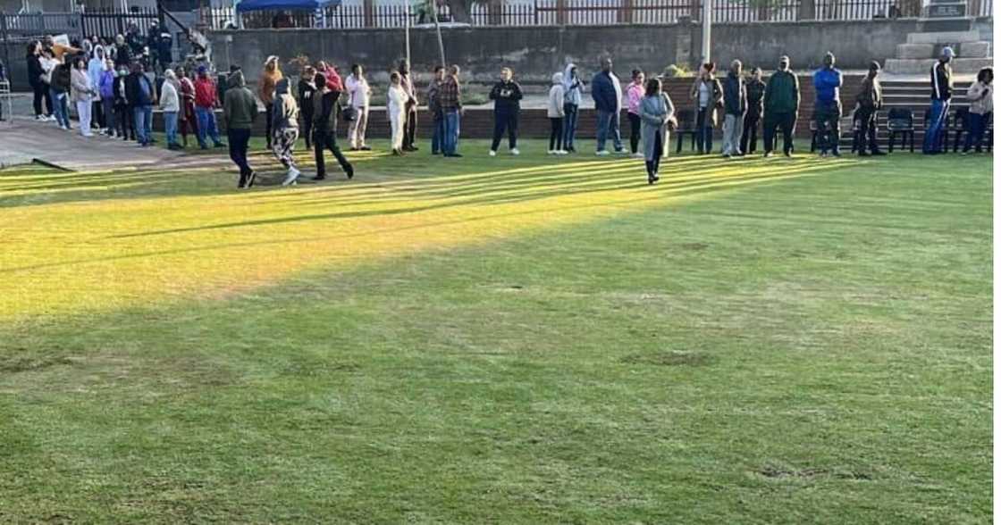 Johannesburg voting stations were full on election day Johannesburg voting stations were full on election day