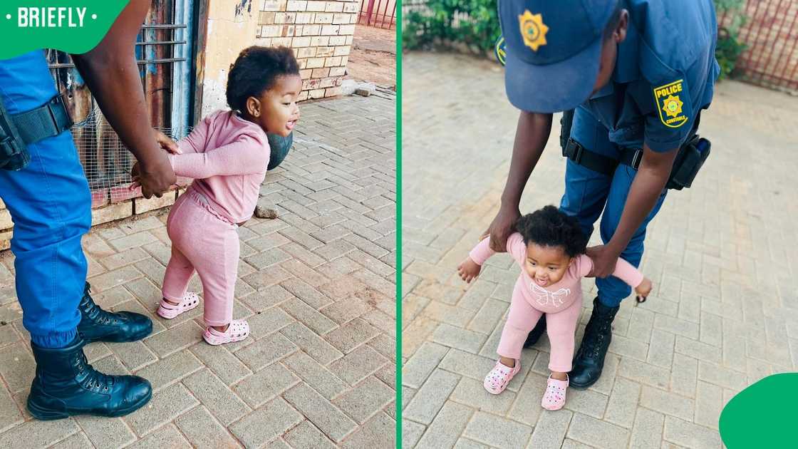 Leano being 'arrested.'