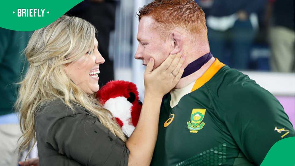 Springboks, Steven Kitshoff, Aimee Kitshoff Springboks, Steven Kitshoff, Aimee Kitshoff