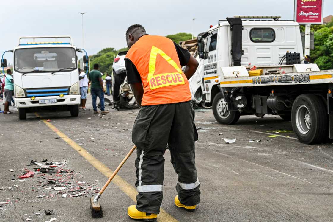 The Minister of Transport, Barbara Creecy, said 87% of accidents were caused by human factors The Minister of Transport, Barbara Creecy, said 87% of accidents were caused by human factors