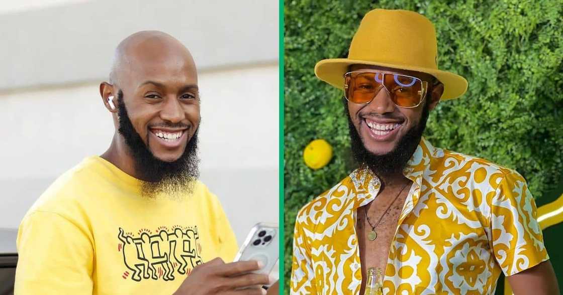 Mohale Motaung stunned fans with his fashion sense Mohale Motaung stunned fans with his fashion sense