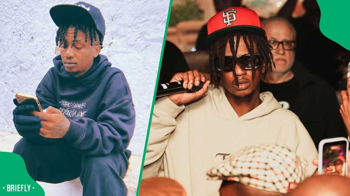 Emtee breaks silence on why he fell asleep on stage in Pretoria Emtee breaks silence on why he fell asleep on stage in Pretoria