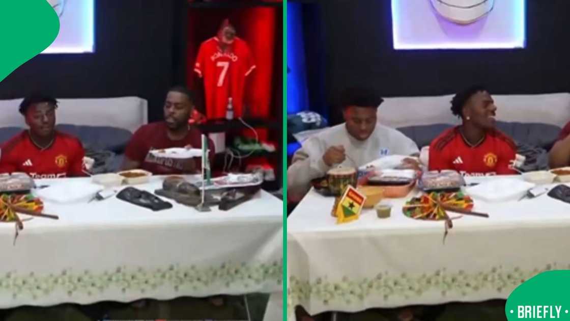 The visual on the right captured the moment his dad shared his verdict The visual on the right captured the moment his dad shared his verdict