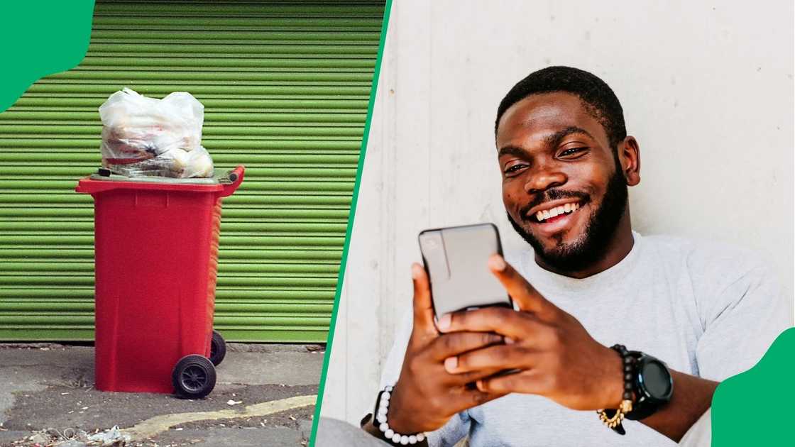 Police nab suspected undocumented foreigner in wheelie bin Police nab suspected undocumented foreigner in wheelie bin