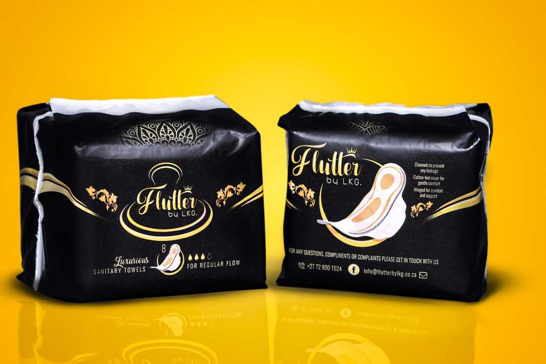 Lerato Kganyago's pads are available at Clicks. Lerato Kganyago's pads are available at Clicks.