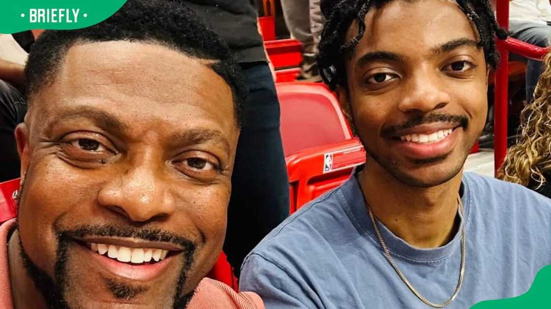 Chris Tucker and his son, Destin Christopher