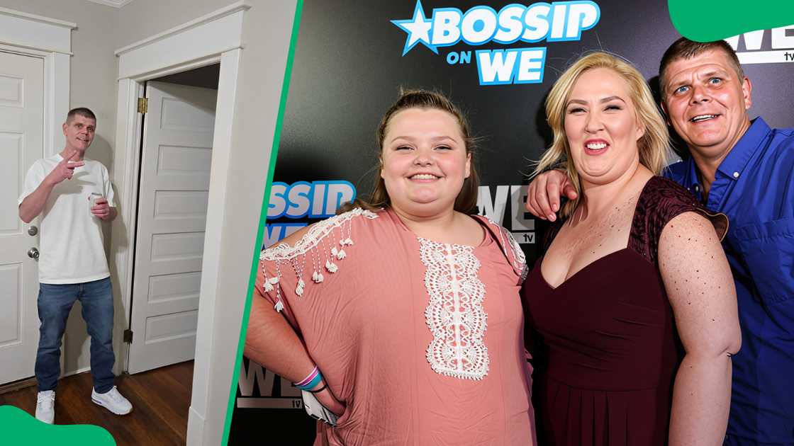 Geno Doak (L). Mama June, her daughter and Doak at a 2018 Bossip event (R)