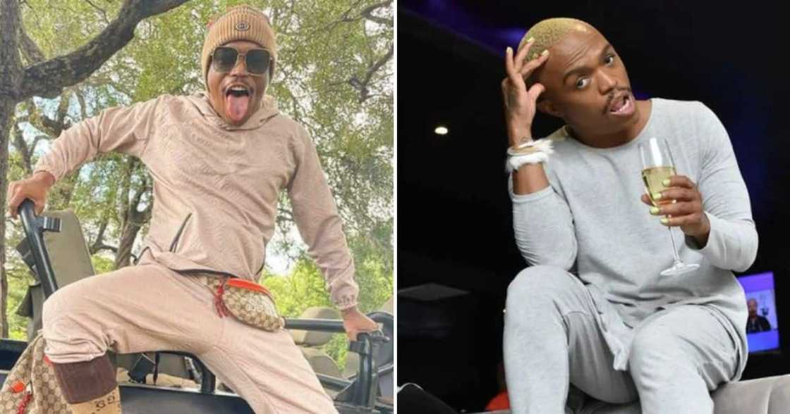 Somizi celebrates buying Saxon bread Somizi celebrates buying Saxon bread