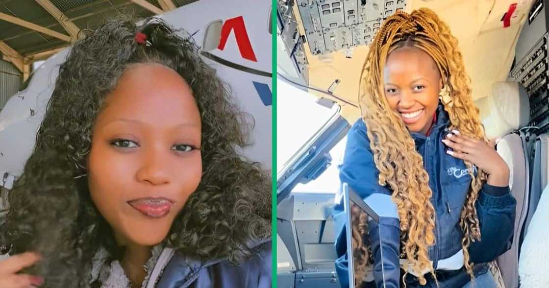 Black woman, female aircraft engineer Black woman, female aircraft engineer