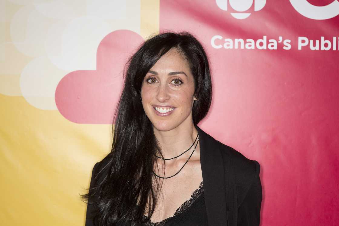 Catherine Reitman in Banff, Canada