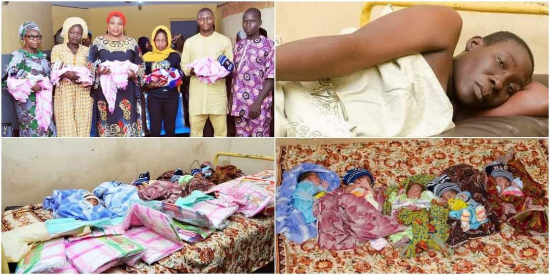 Farmer’s wife delivers quintuplets in Ogbomoso, now a mother of ten, after previously having five children Farmer’s wife delivers quintuplets in Ogbomoso, now a mother of ten, after previously having five children