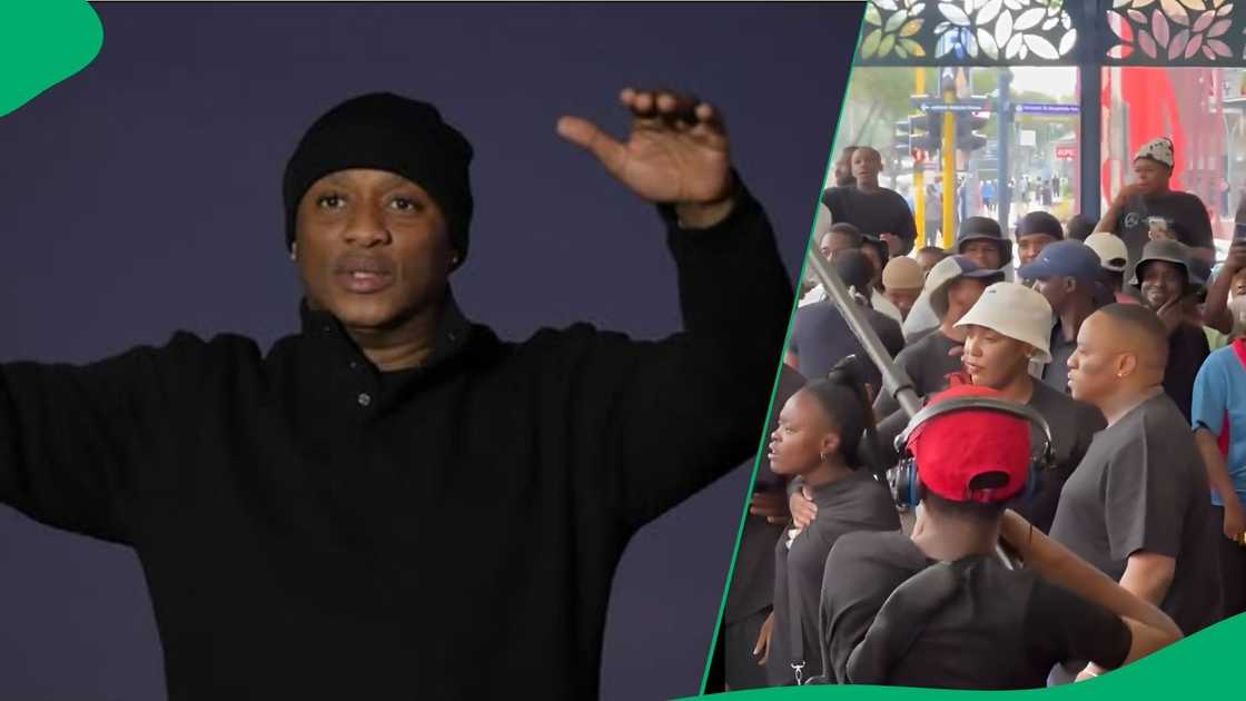 Jub Jub's 'Uyajola 9/9' films in Hatfield